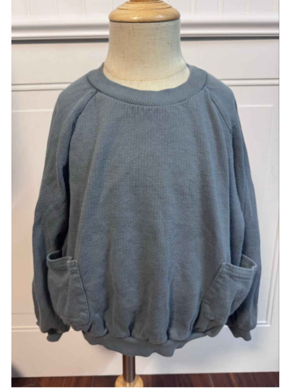 Quincy Mae Boys Sweatshirt 4-5 Years Blue